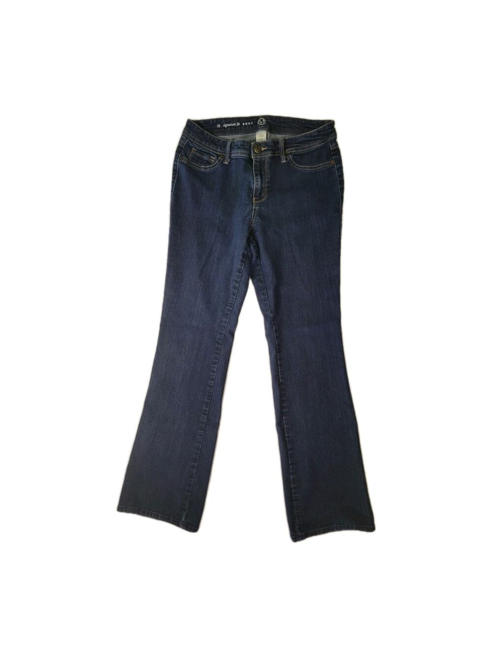 Westport 1962 Womens 10 Signature Fit Boot Cut Y2K Casual Trendy Denim Jeans